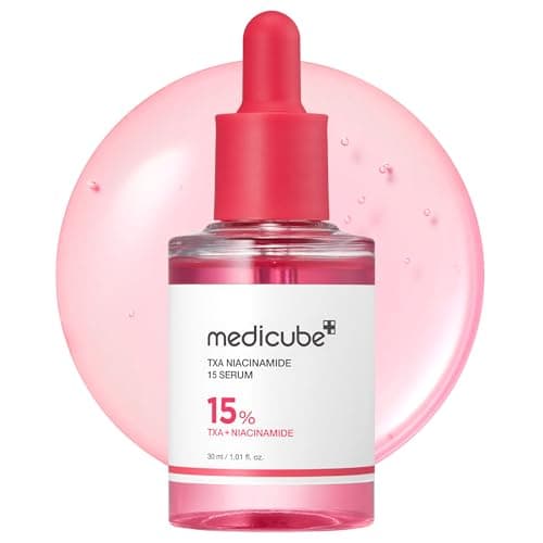 medicube TXA+Niacinamide 15% Glow Facial Serum for After Spot Care | All-in-One Daily Korean Skincare | Uneven Skin Tone, Texture, and Hydration Care | High-Potency Tranexamic Acid