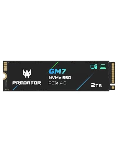 SSD Acer Predator GM7 2TB: ¡Potencia PCIe Gen 4 para tu PC y PS5!
