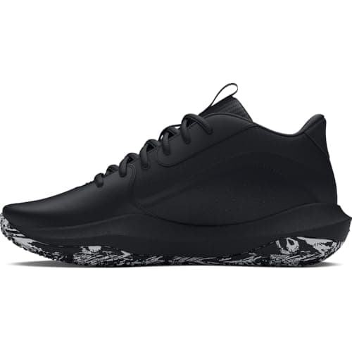 Under Armour Unisex Lockdown 7, (003) Black/Black/Metallic Silver, 8, US thumbnail 6