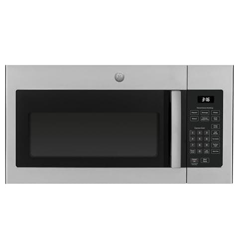 Horno de Microondas GE de 30" Sobre Estufa, 1.6 ft³, Acero Inoxidable
