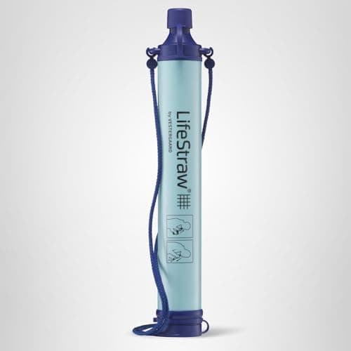 LifeStraw Personal — Water Filter for Hiking, Camping, Travel, and Emergency Preparedness, 1 Pack, Blue thumbnail 12