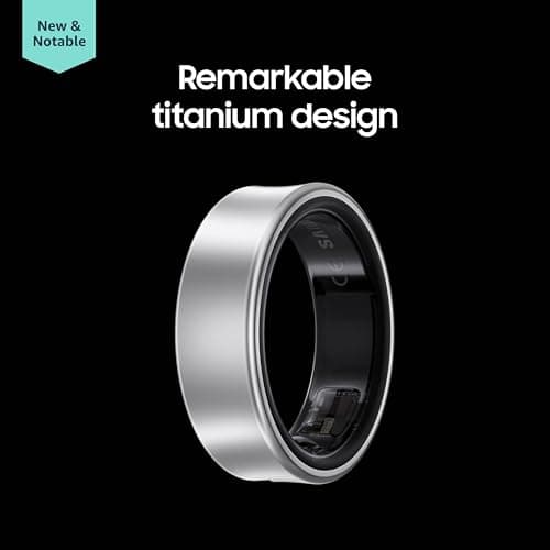 SAMSUNG Galaxy Ring, AI Smart Ring, Size First w/Sizing Kit, No App Subscription, Fitness Monitor, Sleep Tracker, Up to 7-Day Battery, Size 5, Titanium Silver [US Version, 1Yr Manu thumbnail 4