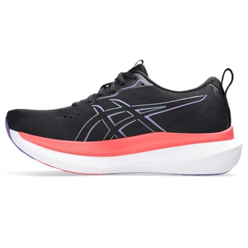ASICS Men's GLIDERIDE MAX Running Shoe, 10, Black/Flash RED thumbnail 4