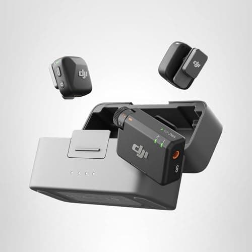 DJI Mic Mini (2 TX + 1 RX + Estuche de Carga) - Micrófono Lavalier Inalámbrico