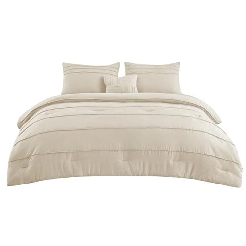 Miniatura de Juego de Edredón Queen Bedsure de 4 Piezas con Plisado Pinch Pleat 9