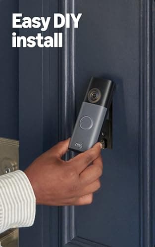 Ring Battery Doorbell 2K (newest model) Retinal 2K with wide-angle video, up to 6x Enhanced Zoom, Two-Way Talk, and Built-In Battery, Speckled Gray thumbnail 6
