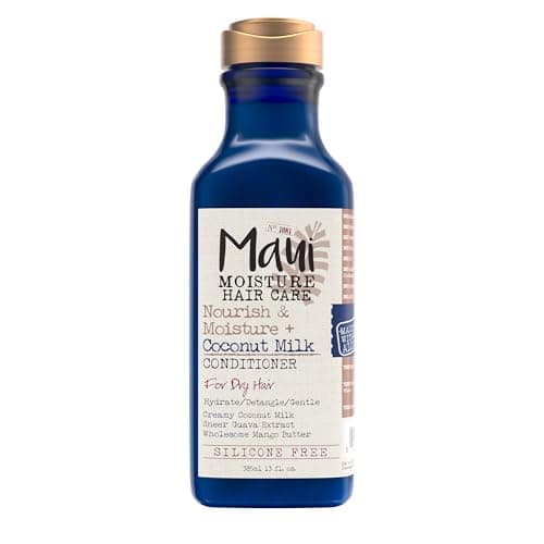 Acondicionador Maui Moisture Leche de Coco Nutre & Hidrata para Rizos, Sin Siliconas/Parabenos, 13 fl oz