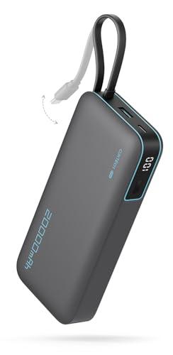 Batería Portátil CUKTECH 45W 20000mAh con Cable USB-C Integrado