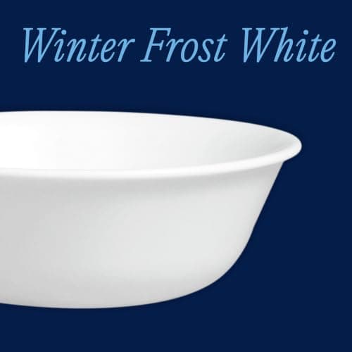 Corelle Vitrelle 6-Piece Soup/Cereal Bowl Set Triple Layer Glass and Chip Resistant, 18-Oz Lightweight Round Bowls, Winter Frost White thumbnail 5