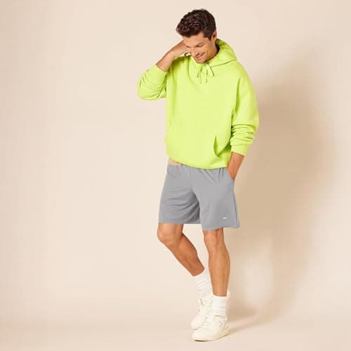 Miniatura de Shorts Deportivos Amazon Essentials para Hombre: Transpirables y Corte Holgado, Paquete de 2 (Gris/Azul Marino, Chico) 6