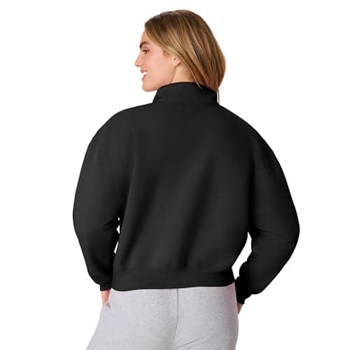 Sudadera Hanes EcoSmart de Polar para Mujer con Cierre 1/4