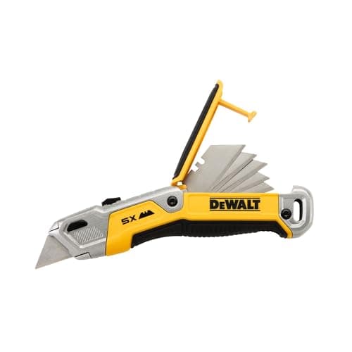 Cúter retráctil DeWALT con almacenamiento de navajas