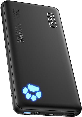 Power Bank INIU 10000mAh Ultra Delgado con Carga Rápida USB C