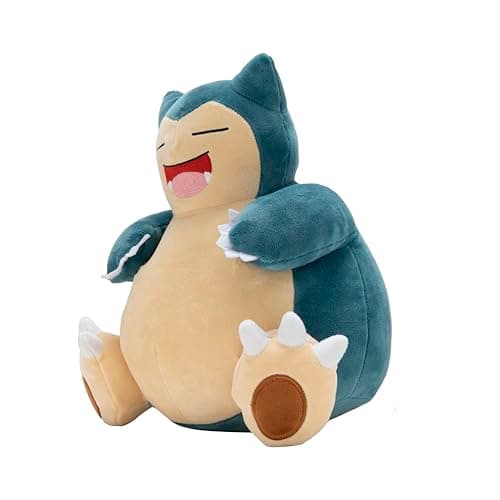 Pokemon 12" Large Snorlax Plush - Officially Licensed - Generation One - Authentic 12-inch Soft Stuffed Animal Toy Figure - Holiday Christmas Stocking Stuffer Gift for Kids, Boys, 