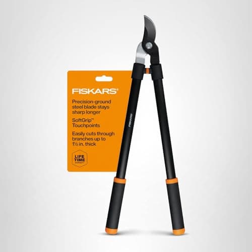 Fiskars 28" Loppers for Tree Trimming, Heavy Duty, Rust-Resistant Sharp Bypass Steel Blade Loppers, Branch Cutter up to 1.5" Diameter Cut Capacity, Shock-Absorbing Handle, Garden T thumbnail 9