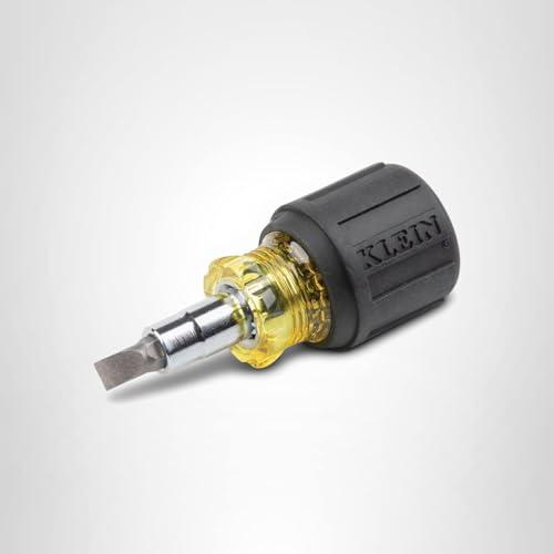 Klein Tools 32561 Multi-Bit Screwdriver/Nut Driver, 6-in-1 Stubby Screwdriver with 2 Phillips, 2 Slotted, 2 Nut Drivers thumbnail 10