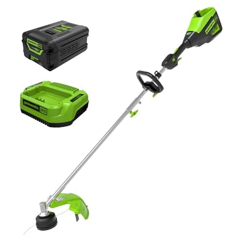 Desbrozadora inalámbrica Greenworks 60V de 16 pulgadas con batería de 4.0 Ah