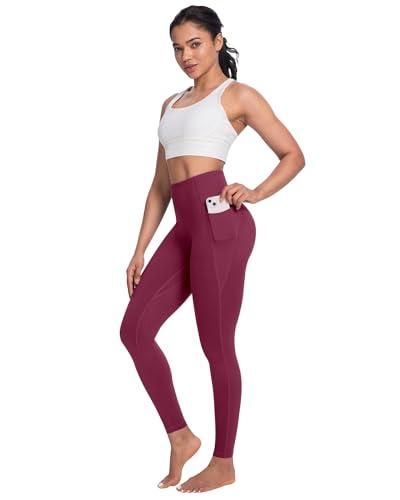 4 Paquetes Leggings de Yoga con Bolsillos para Mujer, Control de Abdomen y Cintura Alta