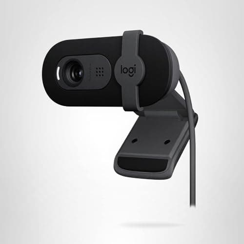 Cámara Web Logitech Brio 101 Full HD 1080p para Streaming y Juntas - Negra