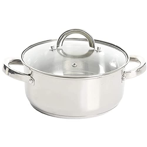 Oster Dutch Oven with Steamer Basket 3-Quart - Sangerfield Stainless Steel, Stovetop Steamer for Vegetables, Rice & Tamales, Dishwasher Safe thumbnail 4