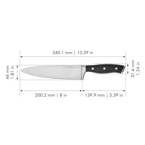 Henckels Forged Accent 8-inch Chef's Knife, Black thumbnail 3