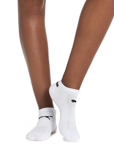 PUMA - Paquete de 6 Tines Liner de Moda para Mujer (Blanco/Negro) - Tallas 9-11 US