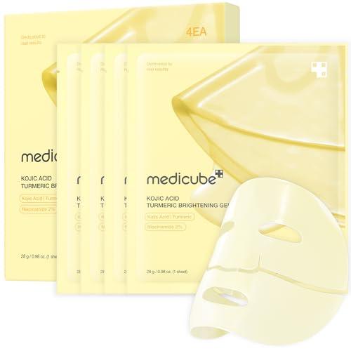 medicube Jelly Gel Mask with Brightening Kojic Acid Turmeric | Overnight Face Mask for Glass Glow Skin | Elasticity, Hydrating, Firming and Radiance Boosting | Korean Skincare, 28g