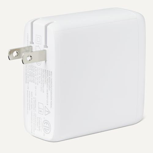 Miniatura de Cargador de Pared Amazon Basics USB-C GaN 120W 3 Puertos Blanco 4
