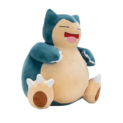 Pokemon 12" Large Snorlax Plush - Officially Licensed - Generation One - Authentic 12-inch Soft Stuffed Animal Toy Figure - Holiday Christmas Stocking Stuffer Gift for Kids, Boys, 