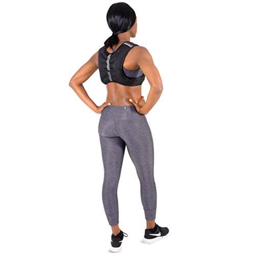 Chaleco de Entrenamiento con Peso ProsourceFit de 20lb, Negro
