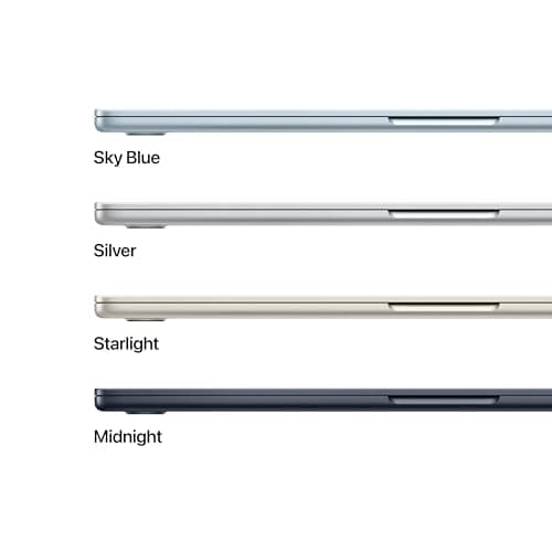 Apple MacBook Air 15" 2026 Chip M5 (IA), 24GB RAM, 1TB SSD, Liquid Retina y Wi-Fi 7 – Medianoche