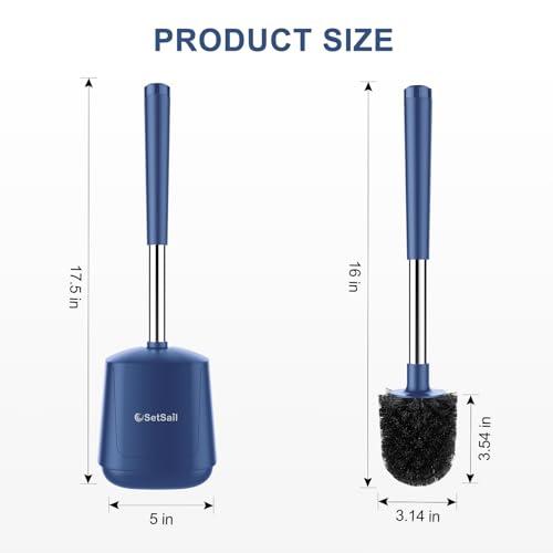 Miniatura de Paquete de 3 Cepillos de Inodoro SetSail con Tapa Automática 2