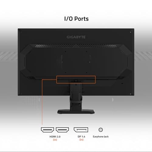 GIGABYTE - GS25F2A - 24.5" SuperSpeed IPS Gaming Monitor - FHD 1920x1080-240Hz - 1ms GTG - AMD FreeSync Premium - HDMI, DP - Tilt Adjustable - Black thumbnail 4
