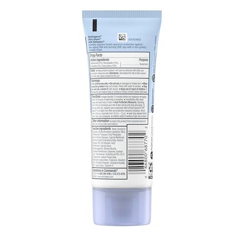 Neutrogena Ultra Sheer Dry-Touch Sunscreen Lotion SPF 70, Broad Spectrum, Water Resistant 80 Min, Oil-Free, Oxybenzone-Free, Non-Comedogenic, Matte Finish, Body Sunscreen, Travel S thumbnail 9