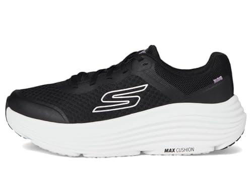 Skechers Women's Max Cushioning Endeavour Canova Sneaker, Black/White, 9 thumbnail 5