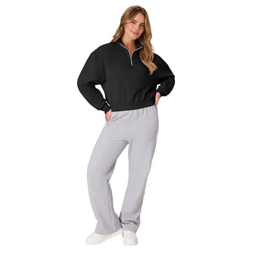 Sudadera Hanes EcoSmart de Polar para Mujer con Cierre 1/4
