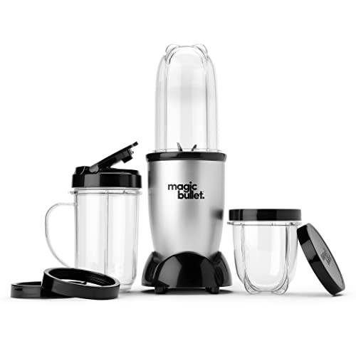 Magic Bullet Blender, Small, Silver, 11 Piece Set thumbnail 2