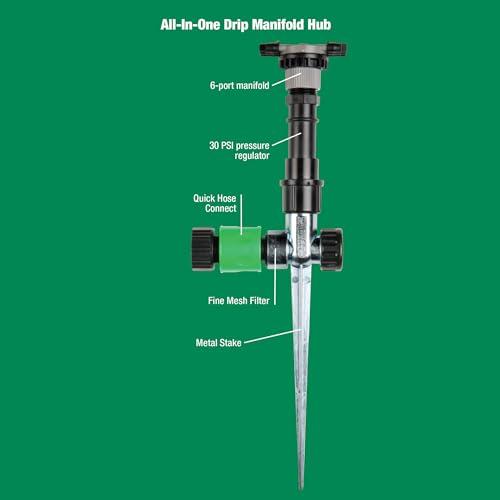 Miniatura de Rain Bird SWDMSPKIT: Kit de Riego por Goteo Localizado con Estaca y Emisores 4