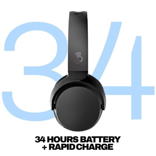Miniatura de Audífonos Bluetooth Skullcandy Riff Wireless 2 On-Ear: 34H Batería, Plegables, AUX y Micrófono 2