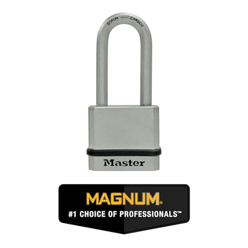 Master Lock M530XTLH Magnum Solid Steel Keyed Alike Padlocks, 1-Pack, 2-Count thumbnail 4