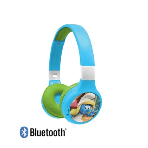 Audífonos LEXiBOOK Los Pitufos 2 en 1 Bluetooth/Alámbricos con Micrófono