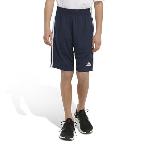 adidas boys Adi Clsic 3s Shorts, Collegiate Navy, Large US thumbnail 4