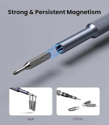 Wesdut 37-in-1 Small Precision Screwdriver Set, Professional Magnetic Mini Repair Tool Kit for Phone, Computer,Watch,Laptop,Macbook,Ring Doorbell,Eyeglass,Electronic, [Bearing Stee