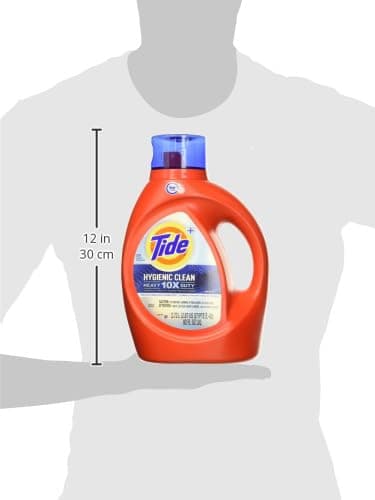 Detergente Líquido Tide Hygienic Clean Limpieza Profunda 10x, Original, 92oz (Paquete de 2)