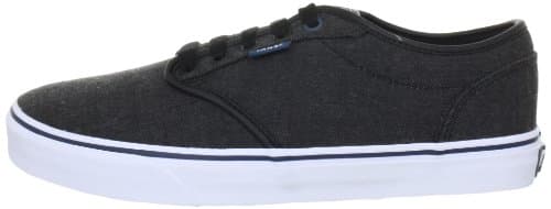 Miniatura de Tenis Vans Atwood de lona para hombre, Negro/Orión, 7.5 M US 7