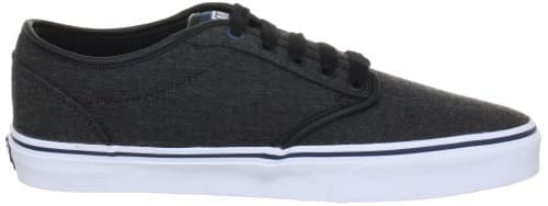 Miniatura de Tenis Vans Atwood de lona para hombre, Negro/Orión, 7.5 M US 6