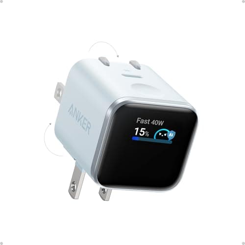 Cargador Anker Nano 45W GaN con Pantalla Inteligente y Modo Cuidado