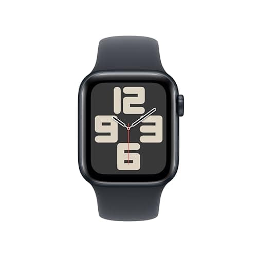 Open Box - Like New Apple Watch SE (2nd Gen) [GPS 40mm] Smartwatch with Midnight Aluminum Case with Midnight Sport Band S/M.