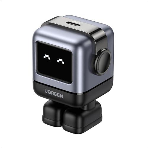 Cargador Rápido UGREEN Uno 30W USB C Robot GaN Compacto para iPhone y Más