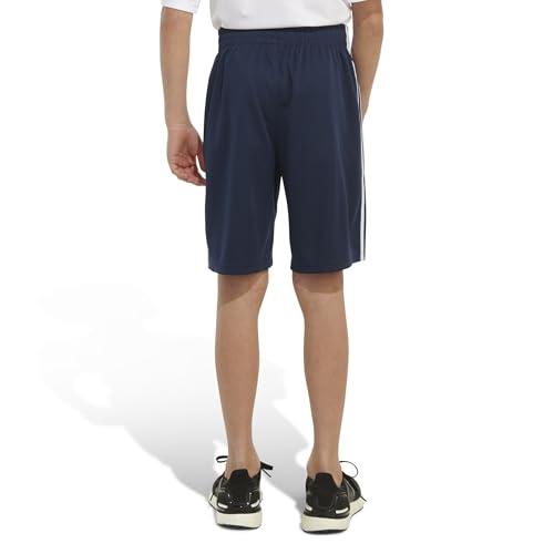 adidas boys Adi Clsic 3s Shorts, Collegiate Navy, Large US thumbnail 7